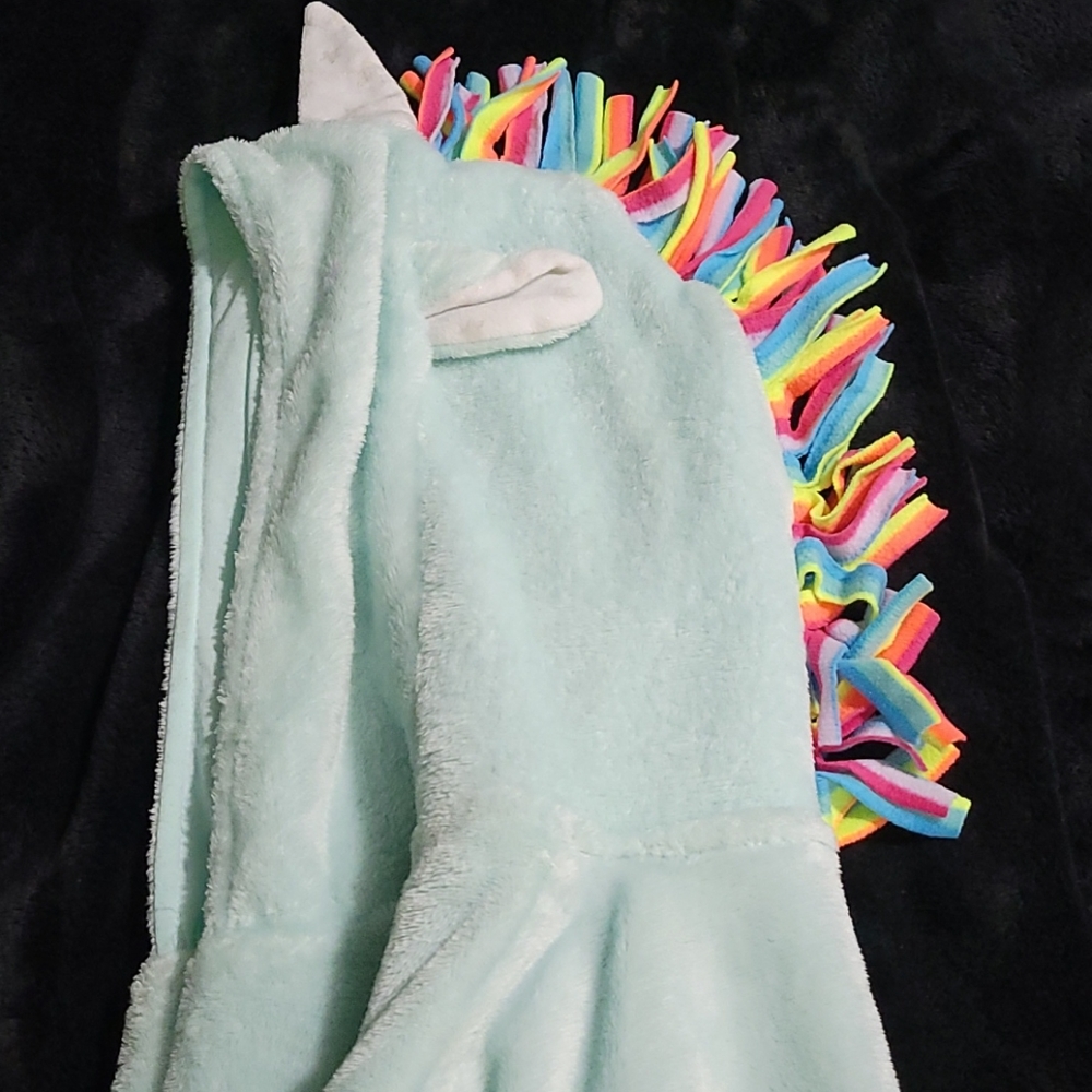 Girls Unicorn 🦄 Robe - Picture 2 of 2